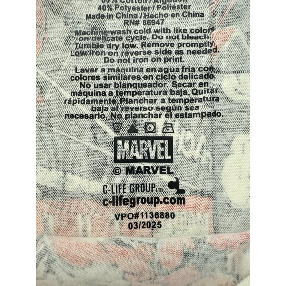 Marvel Deadpool All  Comic Book Over Print T-Shirts Men's Large - Picture 7 of 10